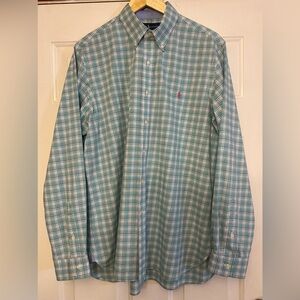 🐴 Polo Ralph Lauren Plaid Button Down - 100% Cotton - Stretch